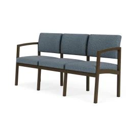 New Castle Steel Three Seat Sofa Designer Upholstery