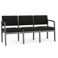 New Castle Steel Three Seat Sofa Designer Upholstery