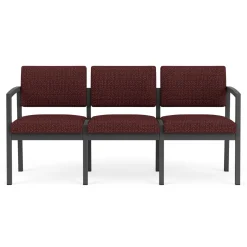 New Castle Steel Three Seat Sofa Designer Upholstery
