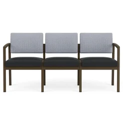 New Castle Steel Three Seat Sofa Designer Upholstery
