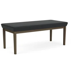 New Castle Steel Two Seat Bench with Standard Upholstery