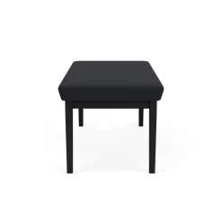 New Castle Steel Two Seat Bench with Standard Upholstery