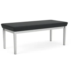 New Castle Steel Two Seat Bench with Standard Upholstery