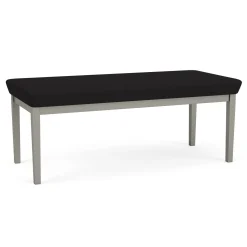 New Castle Steel Two Seat Bench with Standard Upholstery
