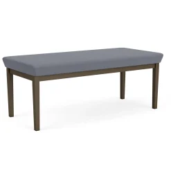 New Castle Steel Two Seat Bench with Standard Upholstery