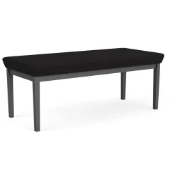 New Castle Steel Two Seat Bench with Standard Upholstery