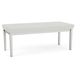New Castle Steel Two Seat Bench with Standard Upholstery