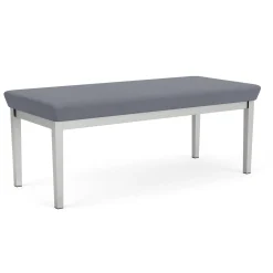 New Castle Steel Two Seat Bench with Standard Upholstery