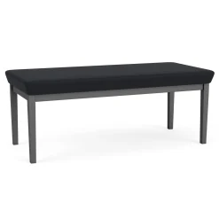New Castle Steel Two Seat Bench with Standard Upholstery