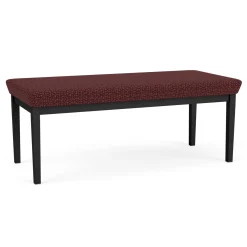 New Castle Steel Two Seat Bench with Designer Upholstery