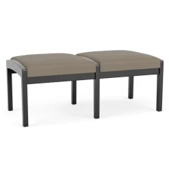 New Castle Wood 2 Seat Bench with Standard Upholstery