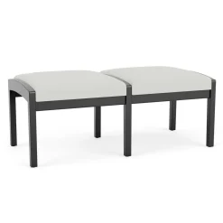 New Castle Wood 2 Seat Bench with Standard Upholstery