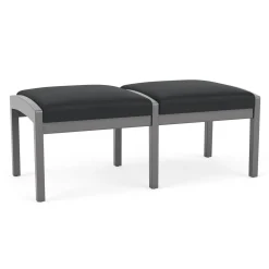 New Castle Wood 2 Seat Bench with Standard Upholstery