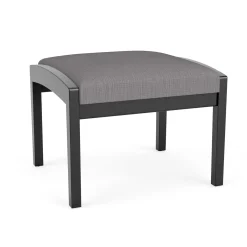 New Castle Wood 1 Seat Bench with Designer Upholstery