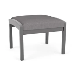 New Castle Wood 1 Seat Bench with Designer Upholstery