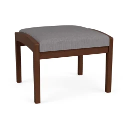 New Castle Wood 1 Seat Bench with Designer Upholstery
