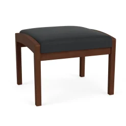 New Castle Wood 1 Seat Bench with Standard Upholstery