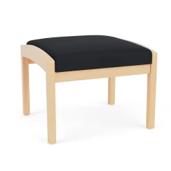 New Castle Wood 1 Seat Bench with Standard Upholstery