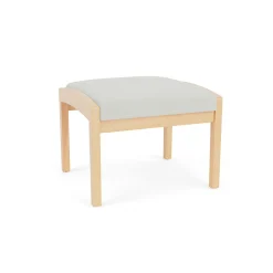 New Castle Wood 1 Seat Bench with Standard Upholstery