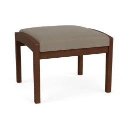 New Castle Wood 1 Seat Bench with Standard Upholstery