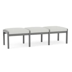 New Castle Wood 3 Seat Bench with Standard Fabric