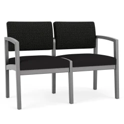 New Castle Wood 2 Seat Sofa with Designer Upholstery
