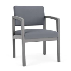 New Castle Wood Guest Chair with Standard Upholstery