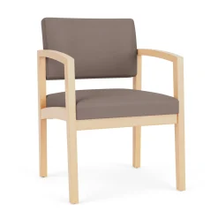 New Castle Wood Guest Chair with Standard Upholstery
