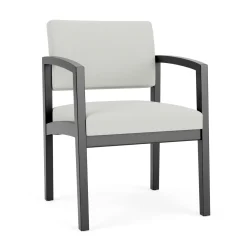 New Castle Wood Guest Chair with Standard Upholstery
