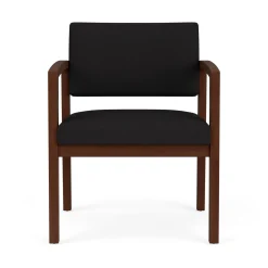 New Castle Wood Oversized Guest Chair with Standard Upholstery