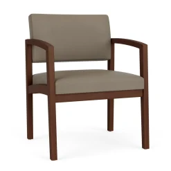 New Castle Wood Oversized Guest Chair with Standard Upholstery