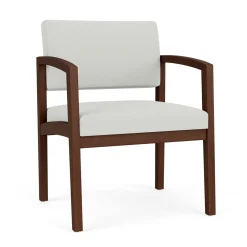 New Castle Wood Oversized Guest Chair with Standard Upholstery