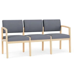 New Castle Wood Three Seater with Standard Upholstery