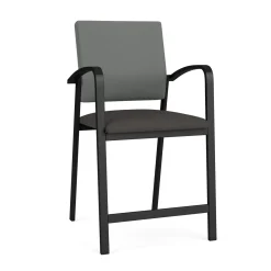 Newport Fabric Hip Chair with Fabric Back and Vinyl Seat