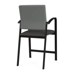 Newport Fabric Hip Chair with Fabric Back and Vinyl Seat