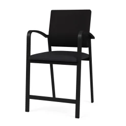 Newport Fabric Hip Chair with Fabric Back and Vinyl Seat