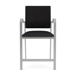 Newport Fabric Hip Chair with Fabric Back and Vinyl Seat