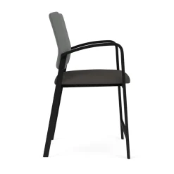 Newport Fabric Hip Chair with Fabric Back and Vinyl Seat