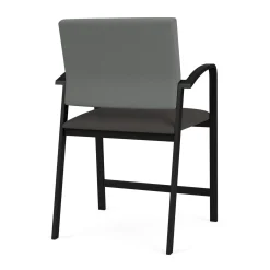 Newport Oversized Hip Chair with Fabric Back and Vinyl Seat