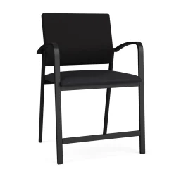 Newport Oversized Hip Chair with Fabric Back and Vinyl Seat