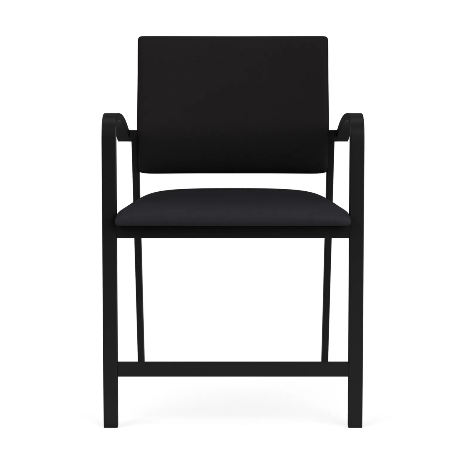 Newport Oversized Hip Chair with Fabric Back and Vinyl Seat