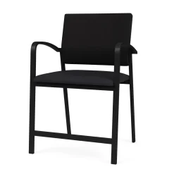 Newport Oversized Hip Chair with Fabric Back and Vinyl Seat