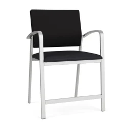 Newport Oversized Hip Chair with Fabric Back and Vinyl Seat