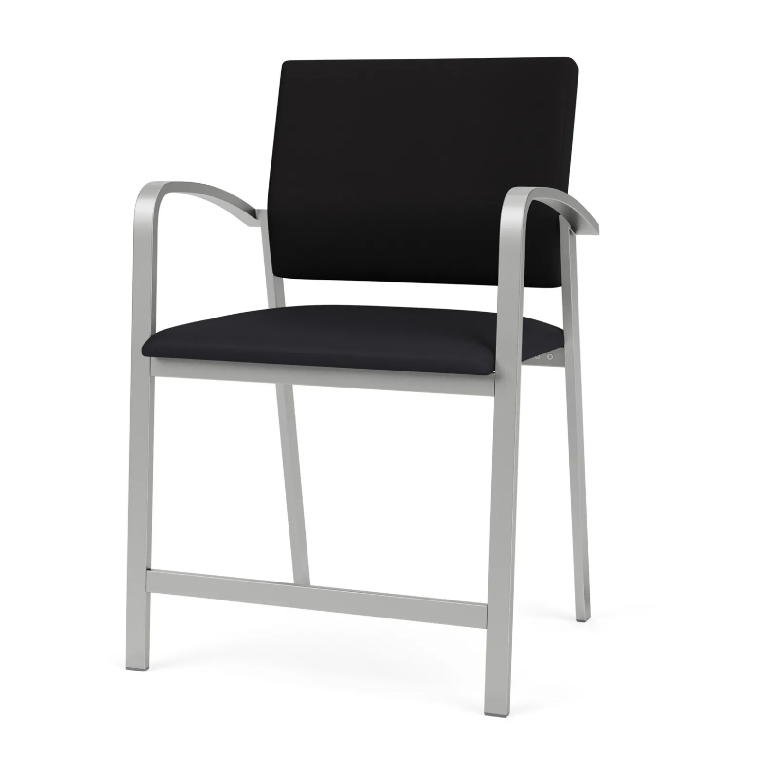 Newport Oversized Hip Chair with Fabric Back and Vinyl Seat