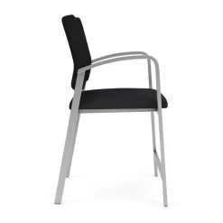 Newport Oversized Hip Chair with Fabric Back and Vinyl Seat