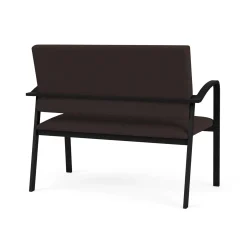 Newport Solid Fabric Loveseat