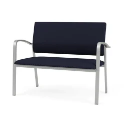 Newport Solid Fabric Loveseat