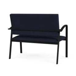 Newport Solid Fabric Loveseat