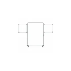 Nexus Double-Sided Mobile Easel Porcelain Magnetic Whiteboard 34