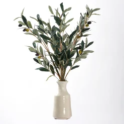 Olive Spray in White Ceramic Bottle
